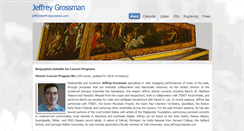 Desktop Screenshot of jeffreygrossman.com